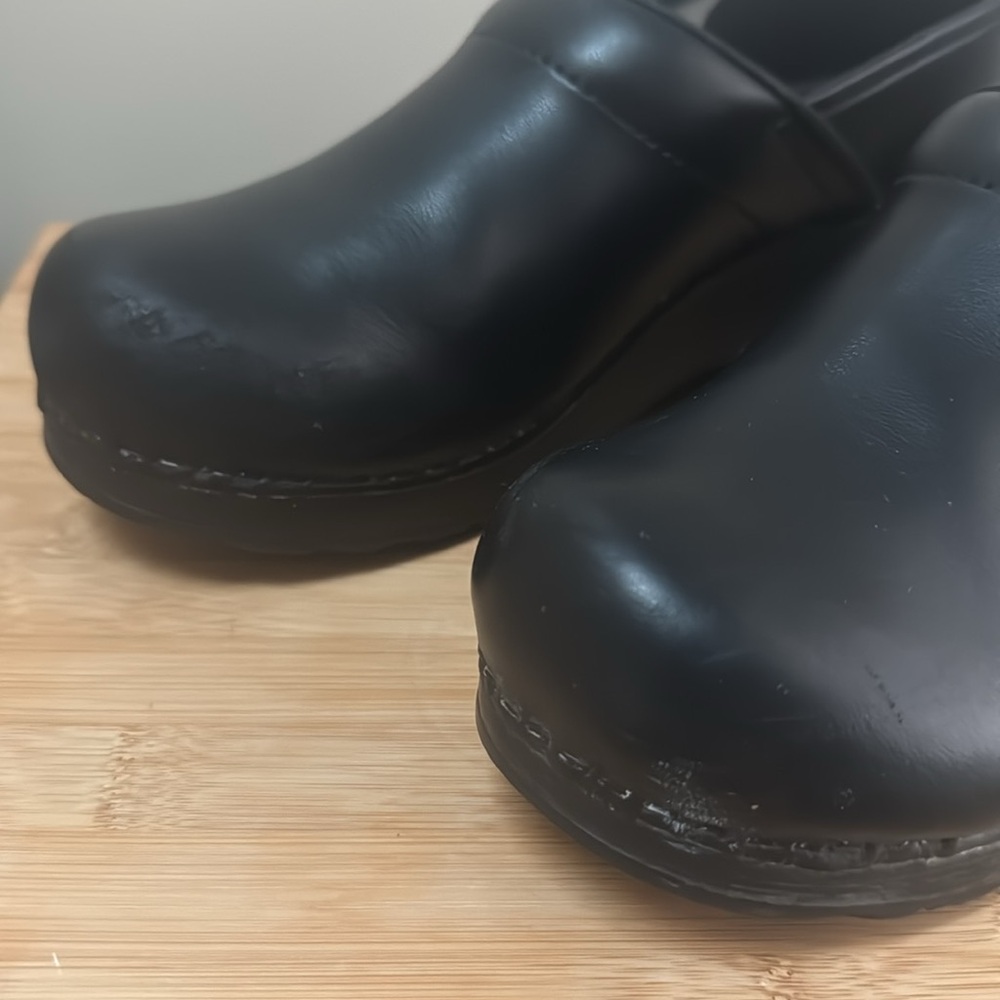 Sanita 7.5 - 8 (38)Clogs Comfort Professional Shoes Black Nursing Walking - Picture 7 of 14